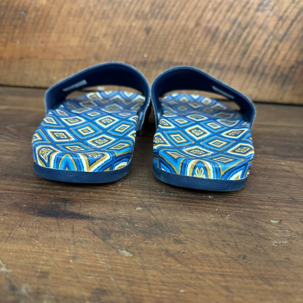 adidas Adilette Comfort Slide Sandal Night Indigo Men's 7/Women's 8 - Picture 5 of 11